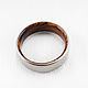 Titanium ring with Cocobolo tree. Rings. asgdesign. Online shopping on My Livemaster.  Фото №2