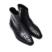 Обувь ручной работы handmade. Livemaster - original item Men`s ankle boots, made of python leather and genuine leather, winter version.. Handmade.