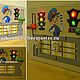 Learning Light Bar 'Lights-traffic'. Busyboards. Nikolay Igruchkin. Online shopping on My Livemaster.  Фото №2