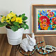 Maki's painting 'Bright Moments of Happiness' oil. Pictures. Multicolor Gallery. Online shopping on My Livemaster.  Фото №2