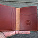 Order Cover for hunting documents mod.2 Dog chestnut buttero. Labour. Livemaster. . Passport cover Фото №3