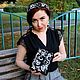 Russian style ebroidered headband Embellished hairband. Headband. Beaded jewelry by Mariya Klishina. My Livemaster. Фото №5