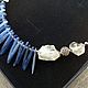 Necklace with kyanite and lemon quartz. Necklace. Ludmila-Stones (Ludmila-Stones). My Livemaster. Фото №4