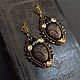 Earrings 'ethnic' beads embroidery. Earrings. Jewelry and accessories by IRIS. Online shopping on My Livemaster.  Фото №2