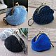Coin purse, coin beaded ' Pugles ', Coin boxes, Voronezh,  Фото №1