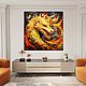 Golden Dragon Painting. Fantasy art. buy painting artist. Pictures. House of the Sun (irina-bast). My Livemaster. Фото №4