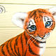 Needle felted toy Tiger cub. Felted Toy. Yulia Steklyannikova (julias14). My Livemaster. Фото №5
