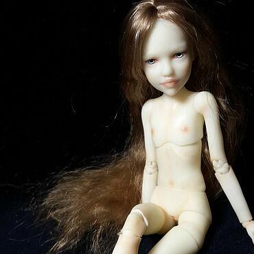 Куклы и игрушки ручной работы. Ярмарка Мастеров - ручная работа Шарнирная кукла девочка Малышка,15 см. Handmade.