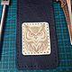 Клише для тиснения кожи Сова (филин). Инструменты для работы с кожей. PetroStamp. Интернет-магазин Ярмарка Мастеров.  Фото №2