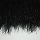 Braid of ostrich feathers 8-10 cm black. braid. Weakne - furniture and fabrics (weakne). My Livemaster. Фото №4