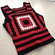 Crocheted vest 'Granny's square', Vests, Ekaterinburg,  Фото №1