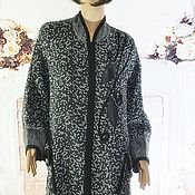 Одежда handmade. Livemaster - original item Knitted poncho with applique,oversize.. Handmade.