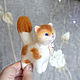 Котик / кошечка (в наличии). Игрушка из шерсти. Войлочная игрушка. Olgamurkot. Ярмарка Мастеров.  Фото №8