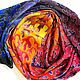 Order Batik scarf 'Flamenco'. OlgaPastukhovaArt. Livemaster. . Scarves Фото №3