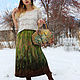 Skirt and Bag 'the spruce dreams'. Skirts. Allayarova Lira (lira-felt). Online shopping on My Livemaster.  Фото №2
