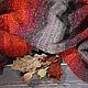 LIC knitted 'Crimson autumn sunset' Gradient. Scarves. YULYA BLACKBERRY. Online shopping on My Livemaster.  Фото №2