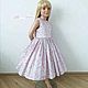 Заказать Платье " Virginia" принт Ванильные цветы. Little___dress. Ярмарка Мастеров. . Платье Фото №3