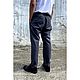 Брюки мужские из конопляного холста Canvas Hemp Single Pleat Pant Grey. Брюки мужские. VÄN Studio. Ярмарка Мастеров.  Фото №5
