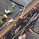 Блокнот "Цветы на коричневом". Блокноты. ПОРТНЯЖКА (Александра). Ярмарка Мастеров.  Фото №5