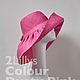 Raffia Hat | Dusty Rose. Hats1. Lisa Prior Fashion Brand & Atelier. My Livemaster. Фото №5