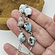 Order Chain Bracelet: with Dominique larimar. Selberiya shop. Livemaster. . Chain bracelet Фото №3