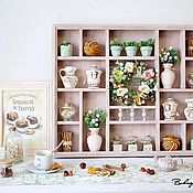 Для дома и интерьера handmade. Livemaster - original item Shelf on the wall with Dusty rose filling. Handmade.
