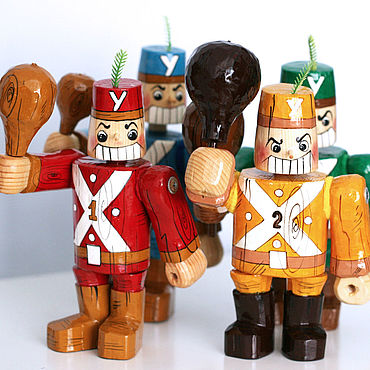 Игрушка для детей деревянные Солдатики современной армии | AliExpress