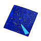 Broche con lazuritom. Broche hecho a mano, Brooches, Moscow,  Фото №1