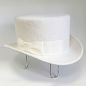Свадебная шляпка с полями