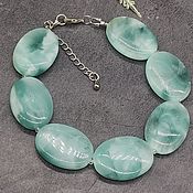 Украшения handmade. Livemaster - original item Natural Angelite. Natural Angelite bracelet. Handmade.
