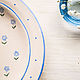 Forget-me-nots. A plate of food, ceramics. Plates. JaneCeramics. Online shopping on My Livemaster.  Фото №2