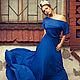 Заказать Платье свободного кроя синий электрик. Dudu-dress. Ярмарка Мастеров. . Платья Фото №3