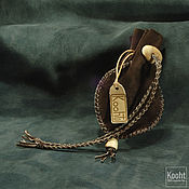 Фен-шуй и эзотерика handmade. Livemaster - original item Pouch for runes, genuine leather. Handmade.