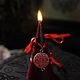 Свеча на замужество «Пламя Любви». Свеча на исполнение желаний. Майя (black-candle). Ярмарка Мастеров.  Фото №4
