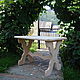 Solid cedar Refectory, Tables, Turochak,  Фото №1