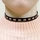 Order Leather Choker Bracelet Winding Braid. Tatiana (Leather bracelets). Livemaster. . Cuff bracelet Фото №3