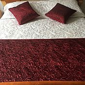 Для дома и интерьера handmade. Livemaster - original item A quilted bedspread and a set of pillows. Handmade.
