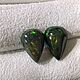 Опалы эфиопские пара 2,7 ct и 3,0 ct. Минералы. Ризориус  магазин натуральных камней. Интернет-магазин Ярмарка Мастеров.  Фото №2