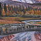 Заказать Северо-Чуйский хребет-восход. Сафронова Наталья (Painting-Altai). Ярмарка Мастеров. . Картины Фото №3