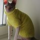 Plush sweater 'Cozy' for cats (various options). Pet clothes. anyapetrova05. My Livemaster. Фото №4