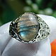 Ring 'Labradorite in silver'. Size 18,5, Rings, Sergiev Posad,  Фото №1