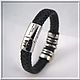 Women's leather bracelet No. 5 accessories steel 316L. Regaliz bracelet. atelier666. Online shopping on My Livemaster.  Фото №2