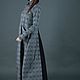 Заказать Шерстяное, клетчатое макси-платье на молнии- DR0392GE. EUG FASHION. Ярмарка Мастеров. . Платья Фото №3