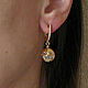 Order Lava earrings, golden ball earrings, cubic zirconia earrings. Irina Moro. Livemaster. . Earrings Фото №3