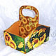 Box for spices Solar sunflower. Shelves. Oksana Ketris. My Livemaster. Фото №6