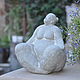 Ideal forms No. №8 figurine of a woman yoga lotus pose abstraction. Garden figures. Decor concrete Azov Garden. My Livemaster. Фото №4