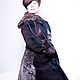 Sheepskin coat for women 'Improvisation' 46p. Afghan Coats. Юлия Левшина. Авторский войлок COOLWOOL. Online shopping on My Livemaster.  Фото №2