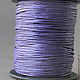 Шнур вощеный хлопок фиолетовый
Шнур плетеный из хлопка фиолетового цвета 
с восковой пропиткой диаметром 1 мм и длиной 10 метров для сборки украшений