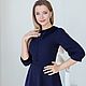 The dress 'Ginny' is dark blue. Dresses. Designer clothing Olesya Masyutina. My Livemaster. Фото №4