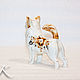 Заказать Чихуахуа длинношерстный (бежевая роспись). Moscow Kerry (porcelaindogs). Ярмарка Мастеров. . Статуэтки Фото №3